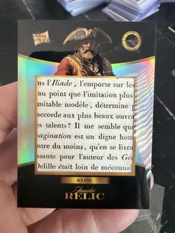 2025 Pieces of the Past Captain Kidd JUMBO Authentic Relic – Pirates Edition #666