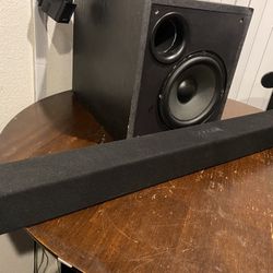 Yamaha 4K Sound Bar and Subwoofer 