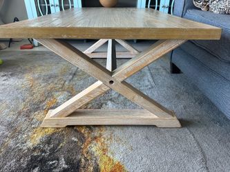 Kalani Coastal Solid Wood Coffee Table