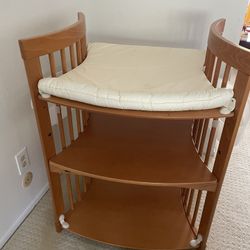 Wood Changing Table 