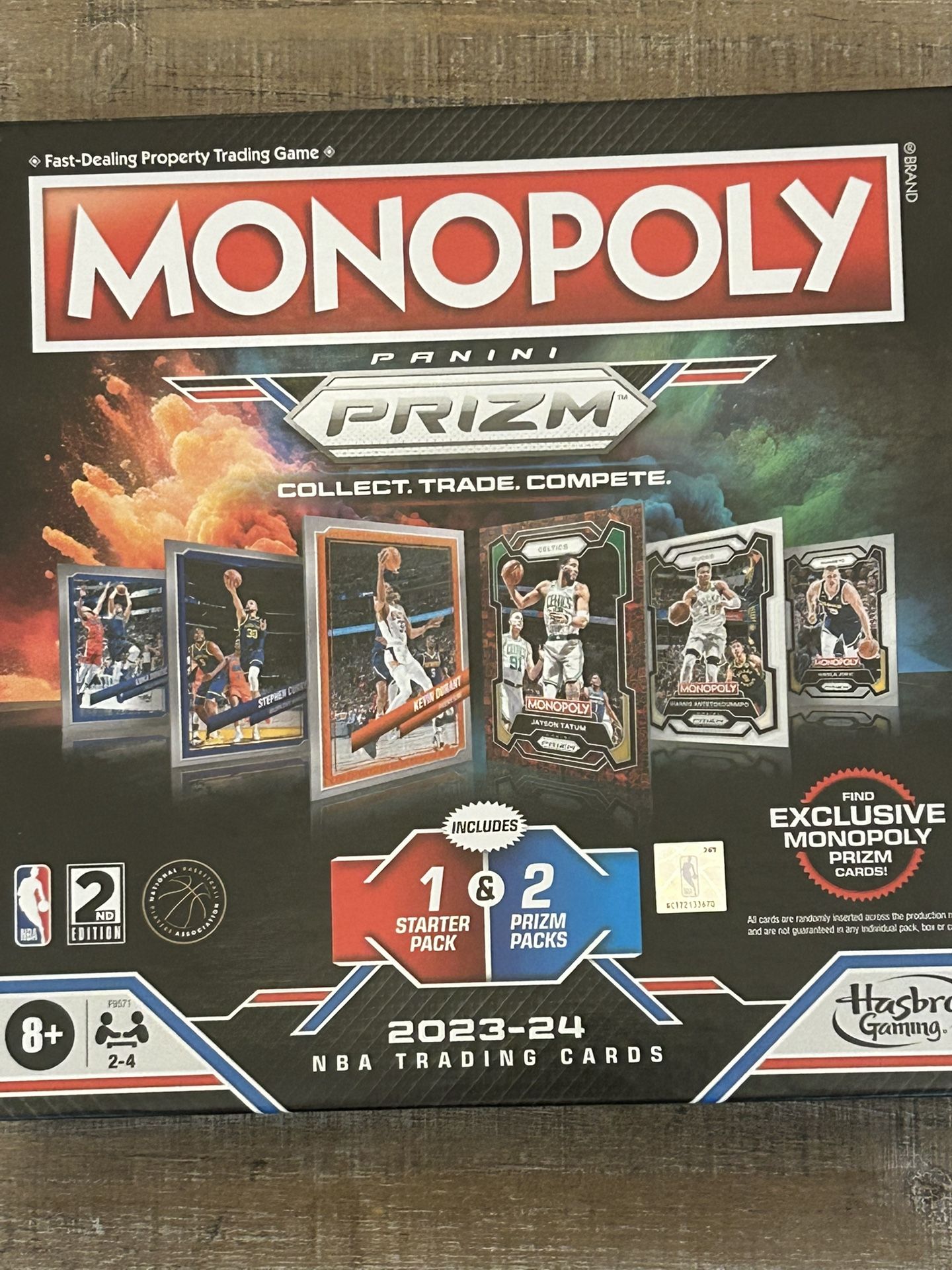 2023-24 NBA Monopoly Panini Prizm Board Game