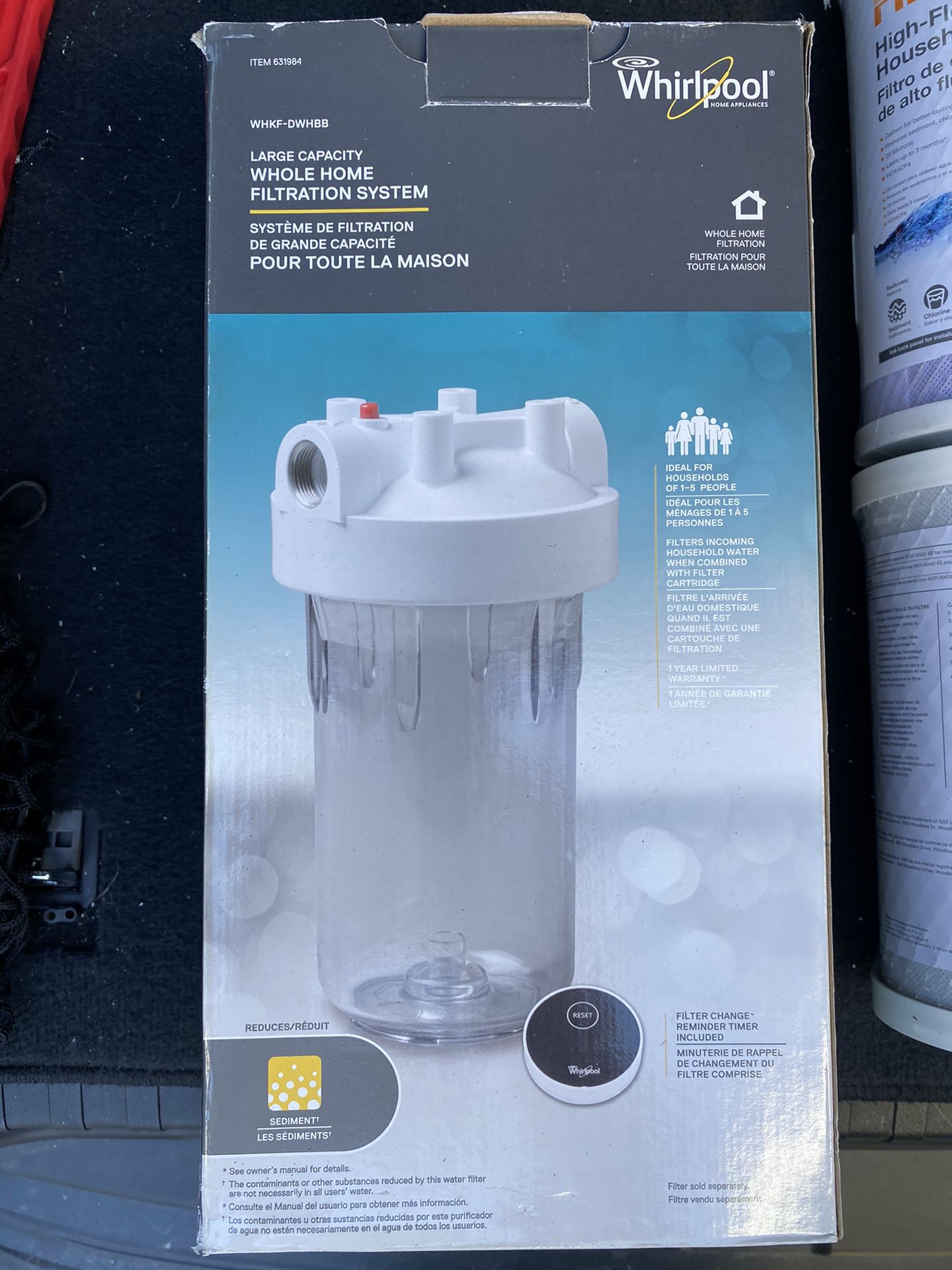 Whirlpool Whole House Water Filtration System