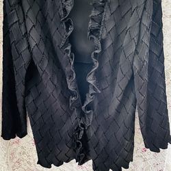 Vintage Couture Ruffle Cardigan 