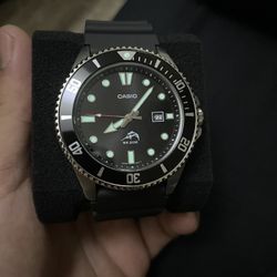 Casio Diver W/ Resin Strap