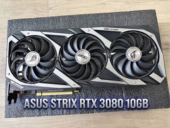 Like new ASUS ROG Strix RTX 3080 10gb