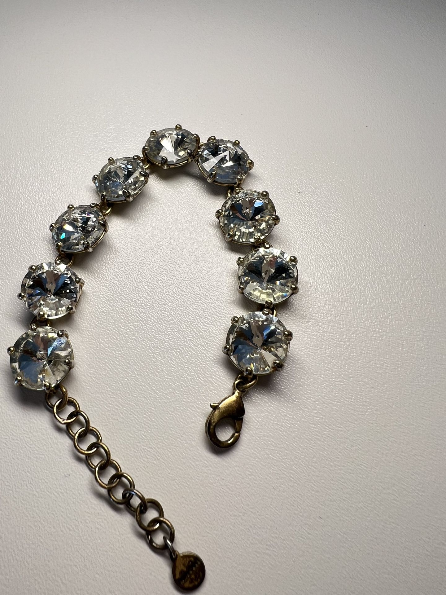 Stella & Dot Jewelry Crystal Rhinestone bracelet adjustable Vintage