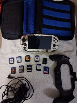 PSP VitA w games and accessories