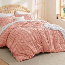 Bedsure Boho Duvet Cover Queen, Tufted Embroidery, 3-Piece, Light Pink
Soft Brushed Microfiber, Lightweight Comforter Cover, Zipper Closure, 8 Interio
