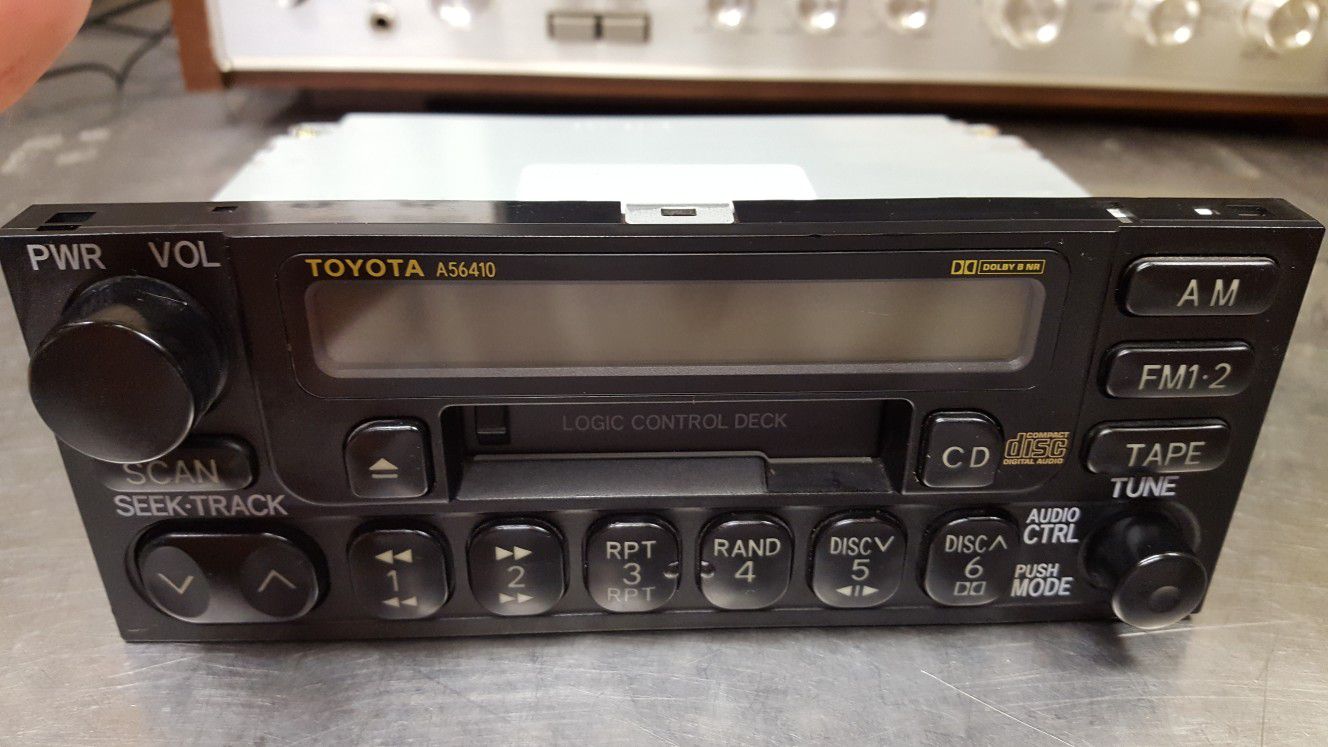 Toyota factory original cassette players