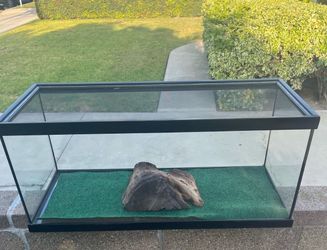 rectangular glass tank Size 30”x14”x12