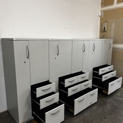Maximize Your Storage Solutions! Used - Metal Storage Cabinets with Adjustable Shelves