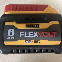 New DeWalt 6AH Flexvolt Battery