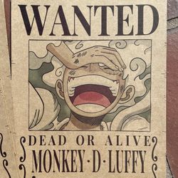 Straw Hats One Piece Wanted Posters