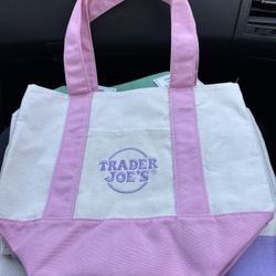 Trader Joe’s Pink Mini Tote Bag 