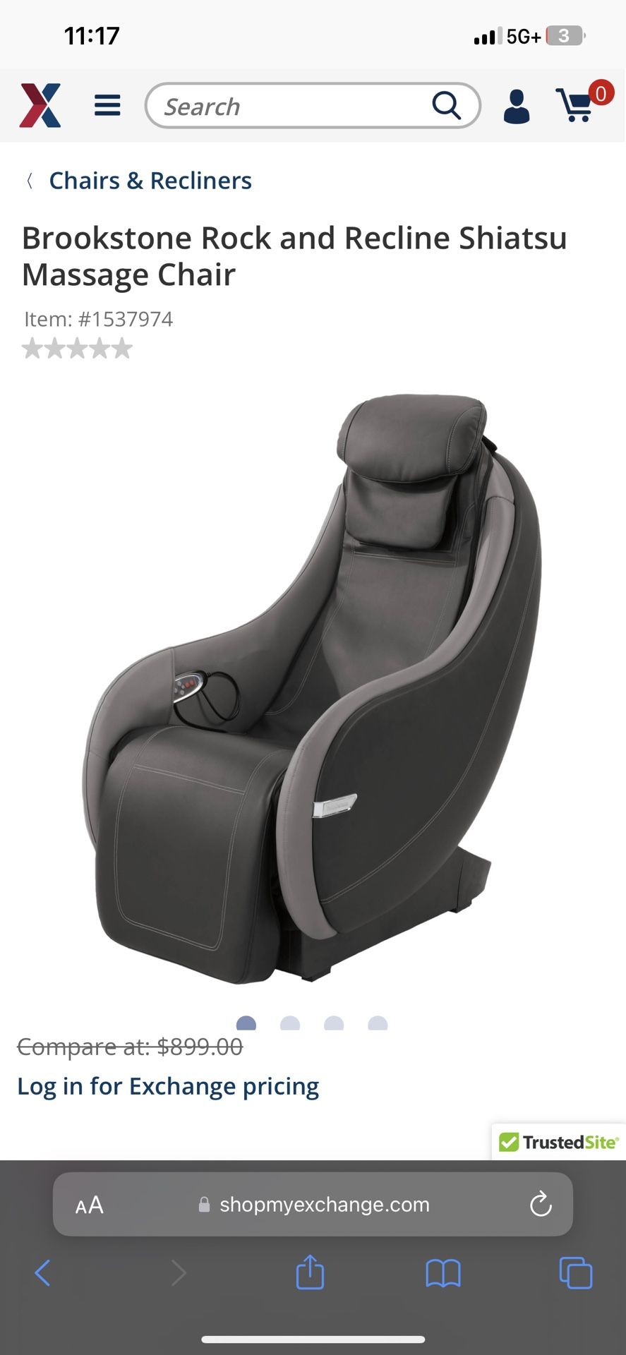 Brookstone rock recline massage chair new arrivals