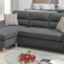 Brand New Grey Sectional Sofa 