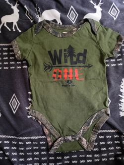 Mossy Oak Onesies  3/6M