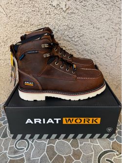 WORK BOOTS ARIAT COMPOSITE TOE WATERPROOF SIZE AVAILABLE 9-9.5-10 MENS