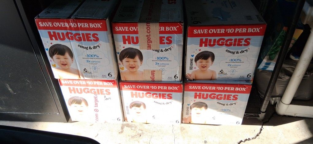 HUGGIES SIZE 6