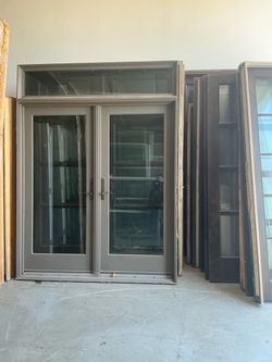 Exterior dual pane Double door