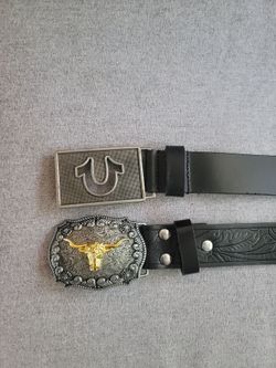 True Religion Leather Belt
