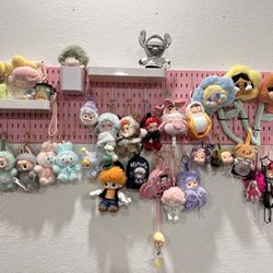 POPMART, MINISO, MIFFY PLUSH KEYCHAINS