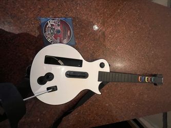 Nintendo Wii Guitar W Game 