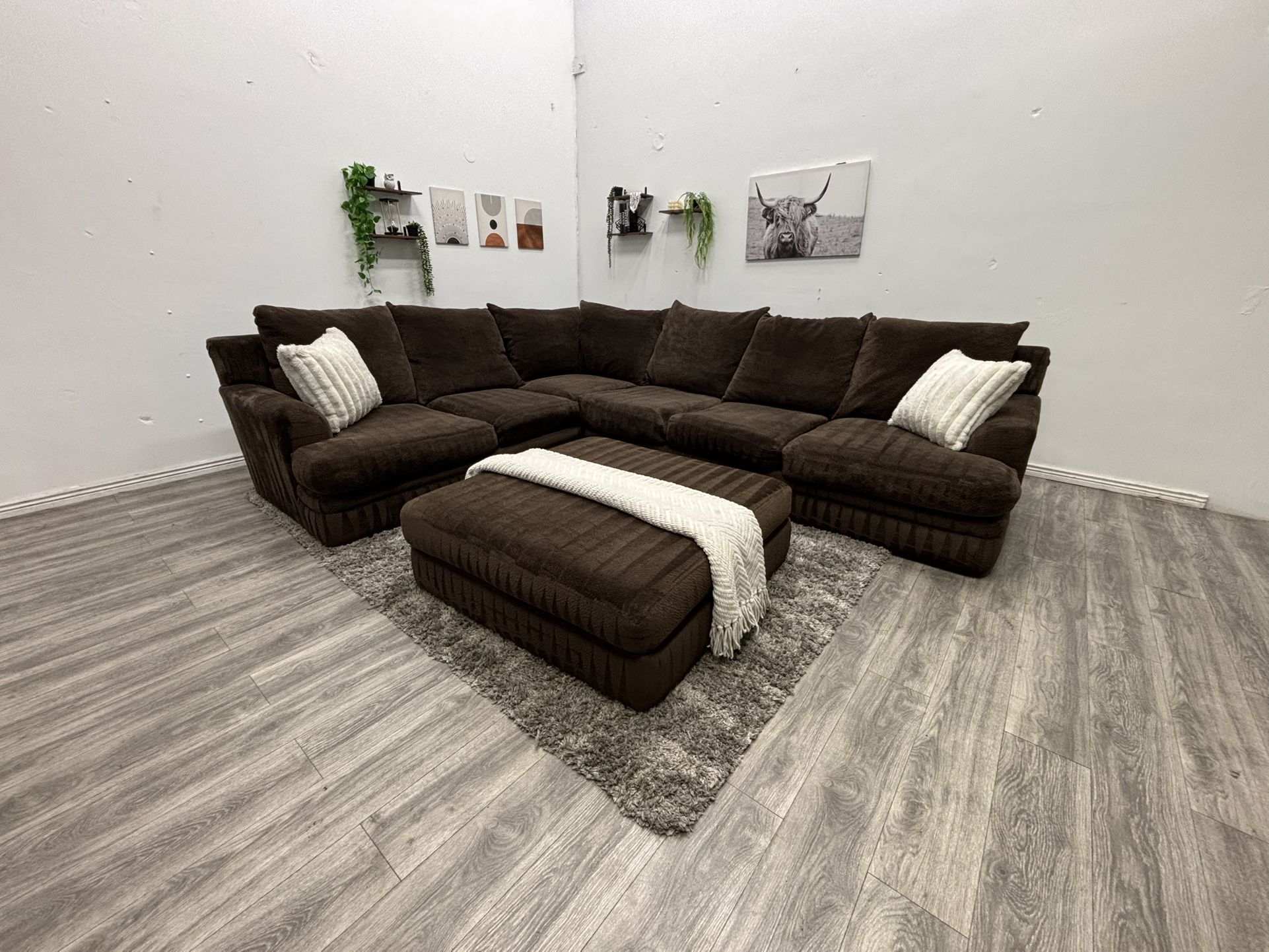 Brown Sectional Couch Free Delivery