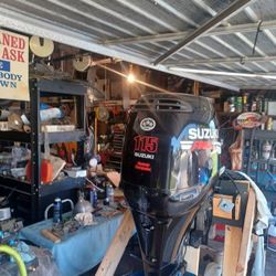2002 Suzuki DF115 Outboard Motor - Runs Like New Okay Then We Got The Description All