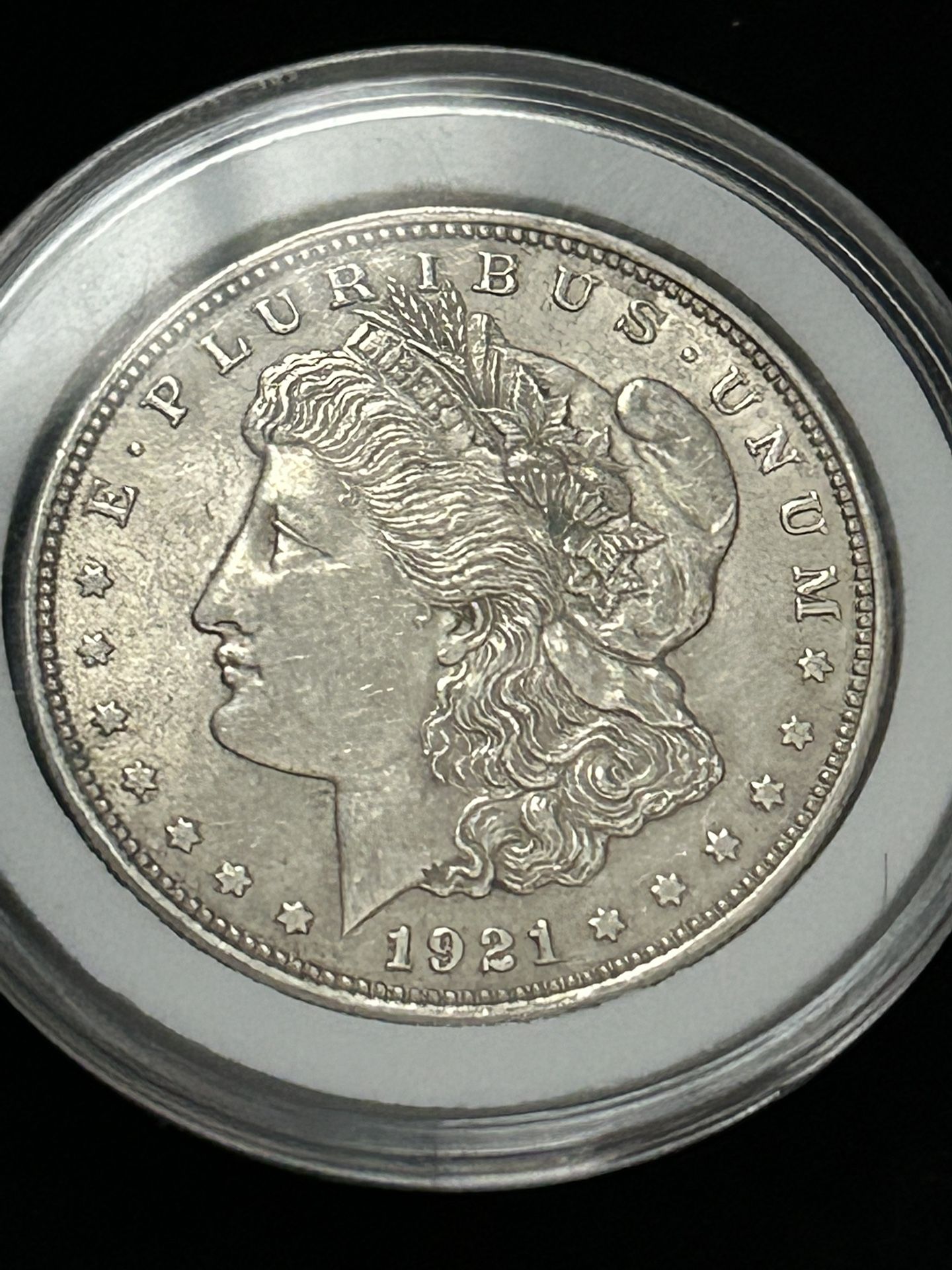 (2)~1921 Morgan Silver Dollar