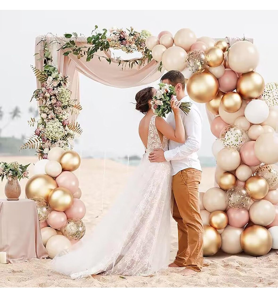 Square Wedding Backdrop Arch  - Gold Not White