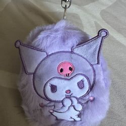 Hello Kitty And Friends Kuromi Plush Backpack Keychain 
