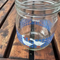 Vintage Carlton Glass Goose Jar 3/4L