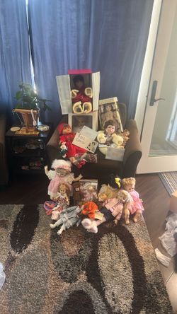 Massive Vintage & Modern Collectible Doll Estate Lot - Madame Alexander, Marie Osmond, Vogue Ginny, Seymour Mann + More (20+ Items)