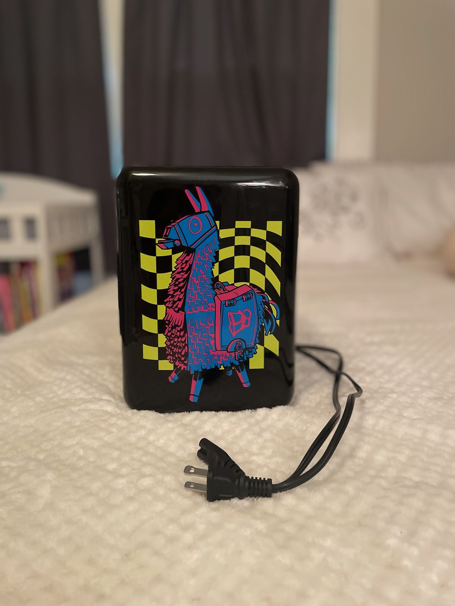 Orbit Innovations Fortnite Loot Llama 6‑can mini Fridge