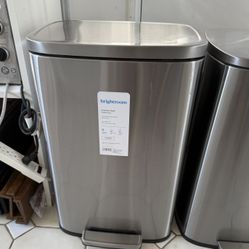 Stainless Steel Trash Can 11.8 Gallon