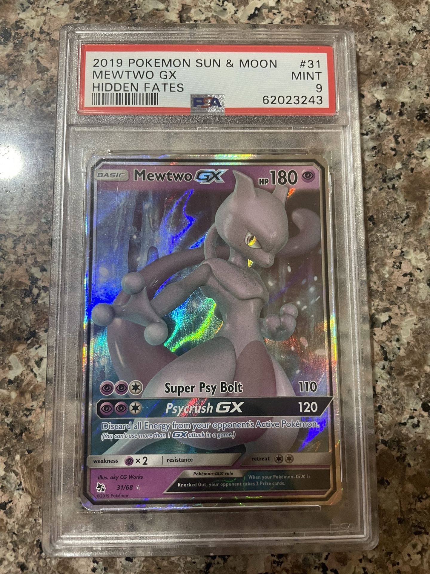 Mewtwo Psa 9 Gx