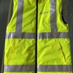 TINGLEY RUBBER V26022 Reversible Insulated Vest, Lime