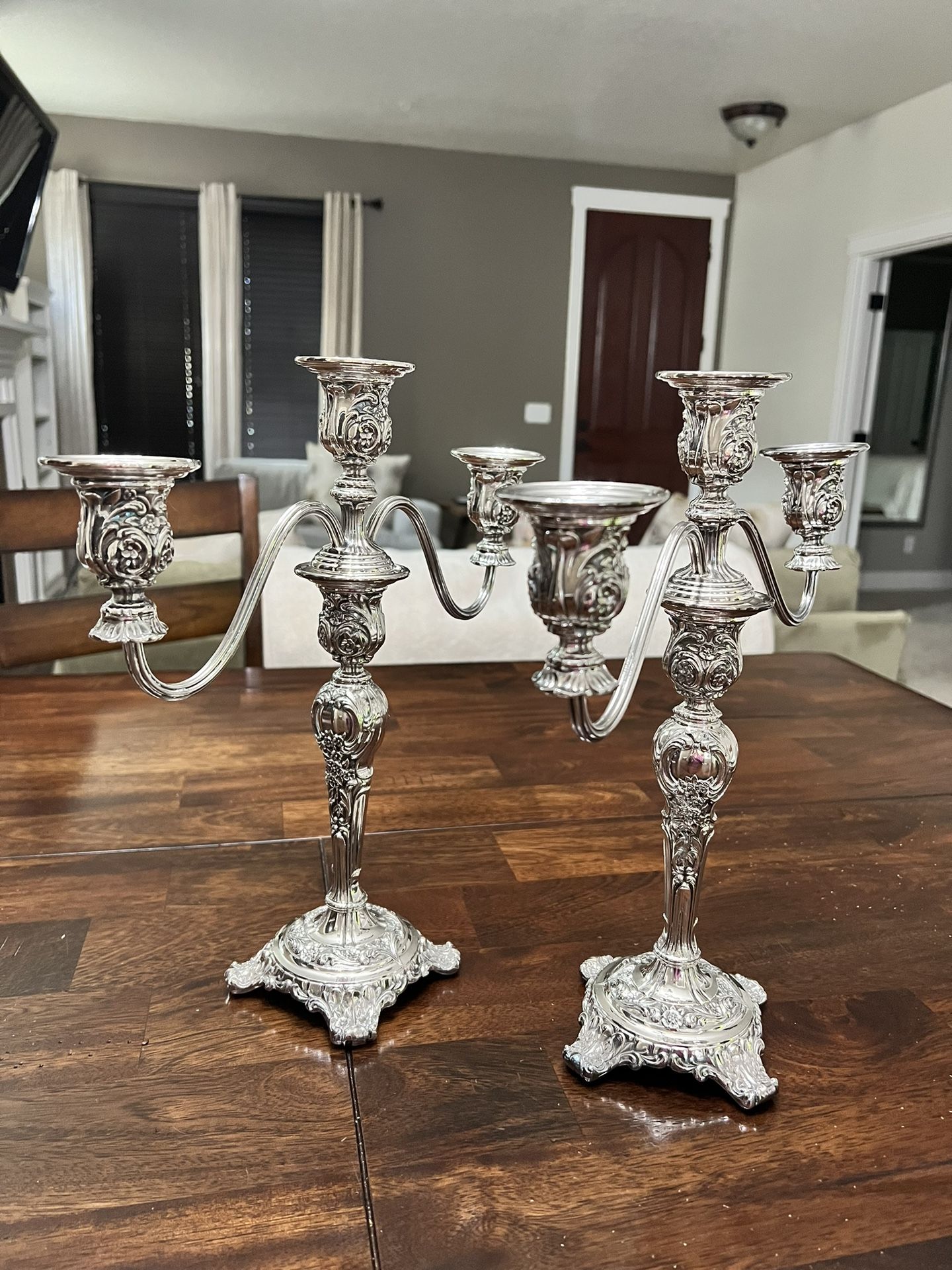 W M Rogers & Son Candelabra Set