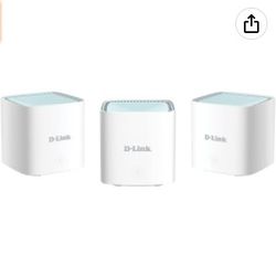 D-Link Eagle Pro AI Mesh WiFi 6 Router System (3-Pack) - Multi-Pack for Smart Wireless Internet Network, Compatible with Alexa and Google, AX1500 (M15