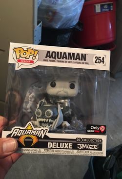Funko pop Aquaman Jim Lee black & white