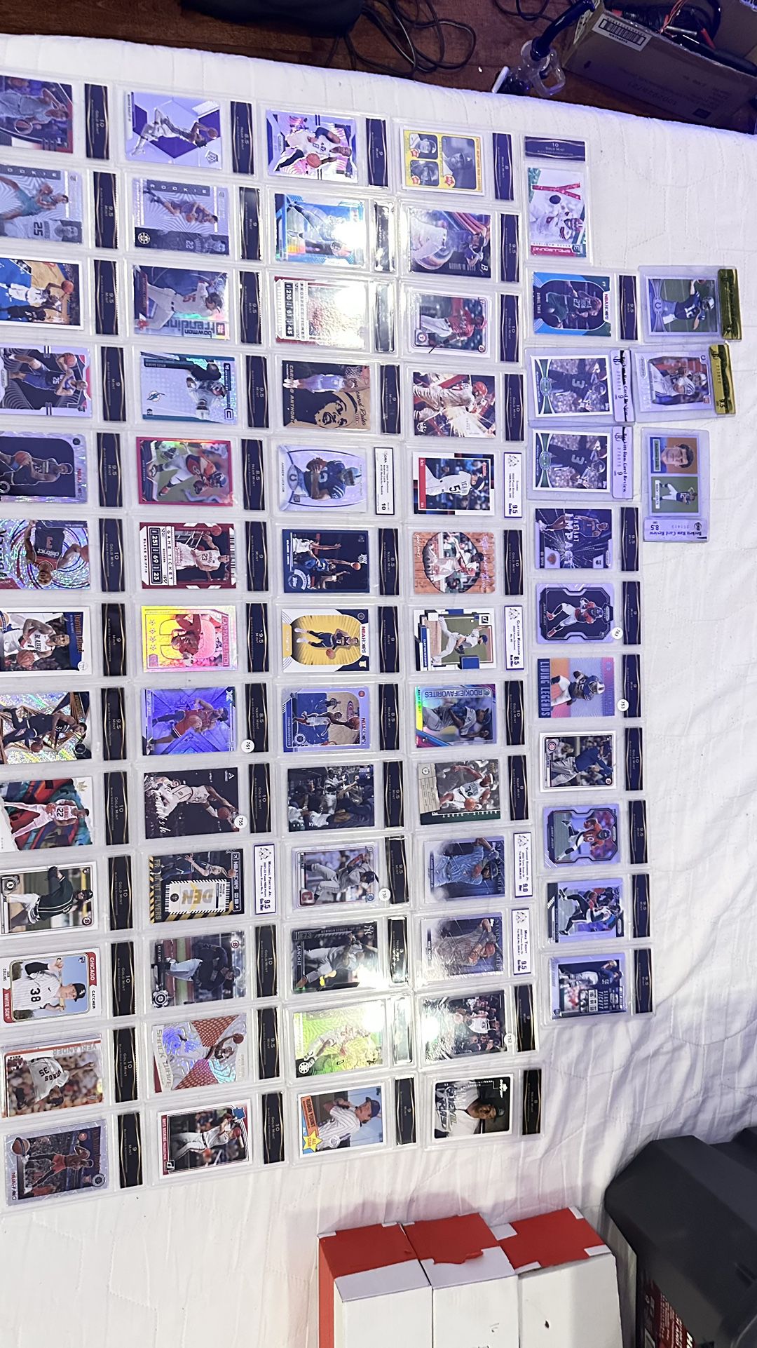 CRAZY DeAL 67 Graded Sports Cards.  Plus 8 Extra  RAW Cards 