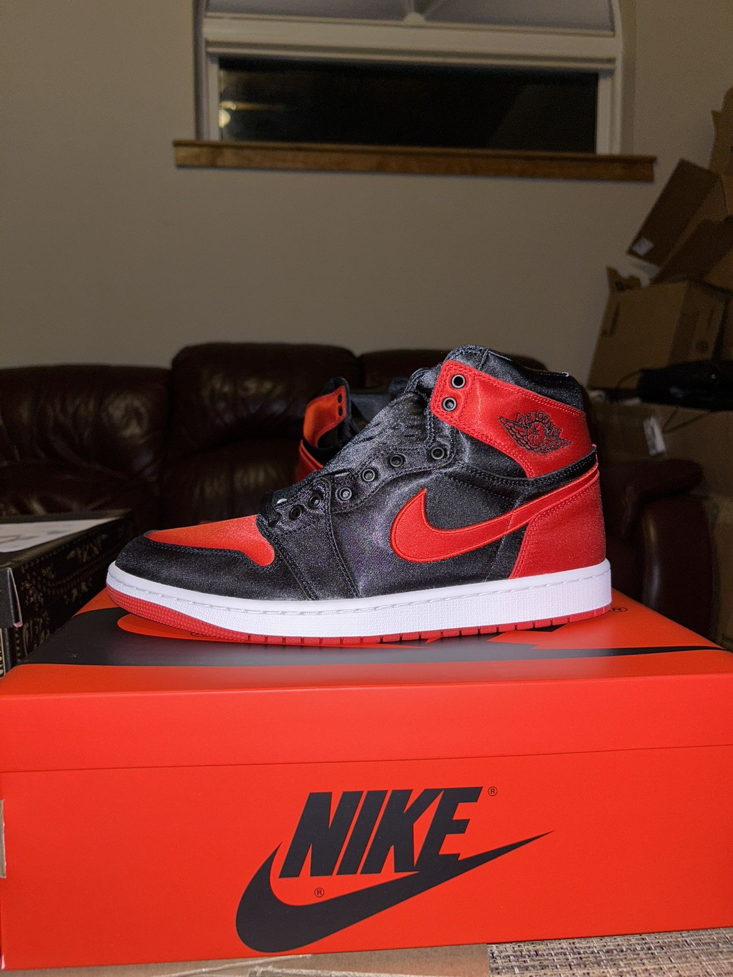Women’s Air Jordan 1 Satin Bred