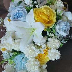 Wedding BOUQUET Silk Flowers
