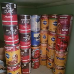 24 cans of dog food