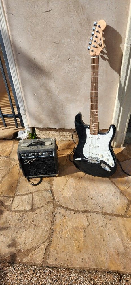 Electric Guitar and Amp