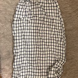 Vintage Checkered Pencil Skirt XS