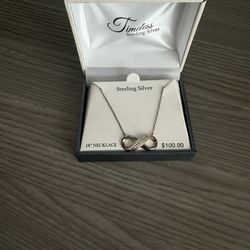 Timeless Sterling Silver 18” Necklace