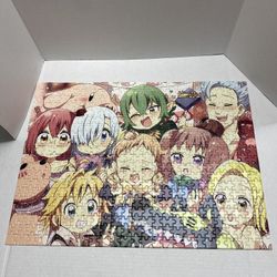 seven deadly sins wooden jigsaw puzzle pre owned complete set
