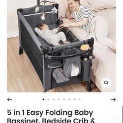 ANGELBLISS 5 in 1 Baby Bassinet